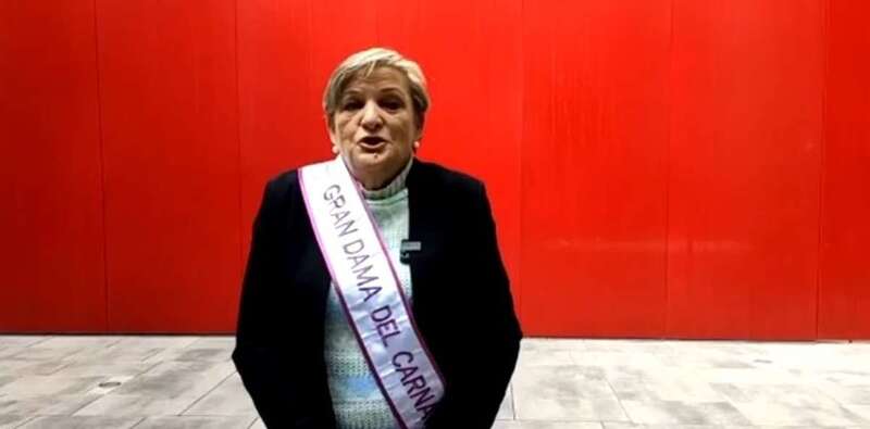 Inés Gómez, la nueva Gran Dama del Carnaval capitalino/C7.